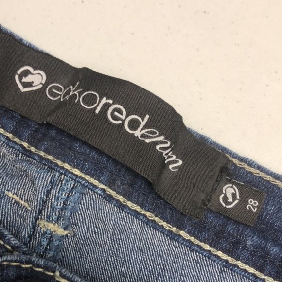 VINTAGE ECKO RED SLIM BOOT JEANS 34x32 😎 - Picture 2 of 12